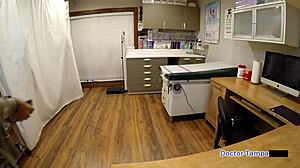 Dr Tampa Gives Angel Santana Gaping Pussy Exam in Hospital