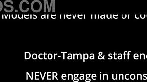 nurse hits freshman destiny doa with mandatory hitachi vibrator orgasm backstage