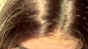 BLONDIE GAGS DEEP ON THICK COCK POV!