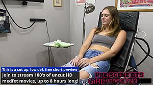 tyler lynn gets her yearly dental exam with fingering and cum