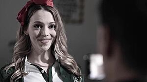 cheerleader teen lily larimar gets compliments from older teacher ryan driller 😍🔥