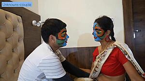 dude the hot babysitter kavita's lust explodes with horny golu in their wild first massage part one