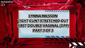 Lynna Nilsson's Tight Cunt Stretched in First Double Vaginal DPP Threesome!