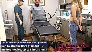 tyler lynn gets her yearly dental exam with fingering and cum