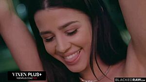 oh man tiny smokeshow kylie rocket 18+ get's double teamed bent over by two huge bbcs cowgirl deepthroat