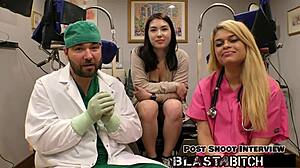 What If Mina Moon's Pussy Got Cum Blasted in Latex Gloves POV?