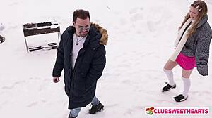 milka wey teases in tight outfits craving deep cock rides