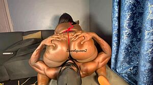 Stepbro, tongue my fat ebony asshole deep and wet?