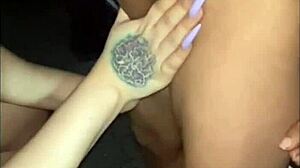 black monster cock destroys latina shemale throat