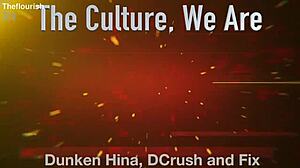 Drunken trailer latina hina dials for interracial group crush