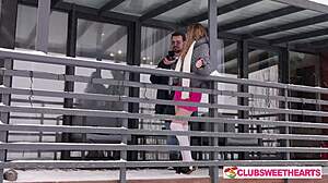 milka wey teases in tight outfits craving deep cock rides