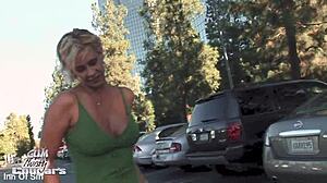Phyllisha Anne milf cougar creampied after parking lot pickup fuck