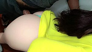 Brutal! Stepdaughter's Perfect Ass Takes First Painful Anal Creampie!