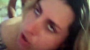 Sexy latina slut bends over those bouncing big ass cheeks deepthroat blowjob homemade doggystyle