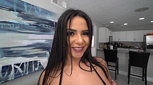 Big booty latina slammed by monster bwc doggystyle!