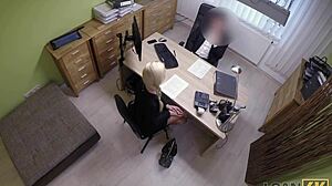 whoa blonde this new car loan got you fingering for cash in hidden cam casting? 💰🚗