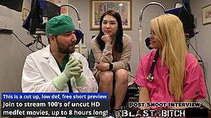 What If Mina Moon's Pussy Got Cum Blasted in Latex Gloves POV?