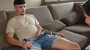 he can't pay stripper so fucks her hard for free creampie instead