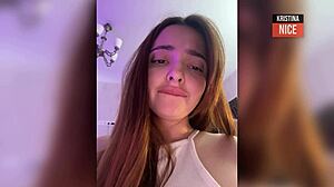 an excellent student kristinanice cums hard for her first orgasm ever