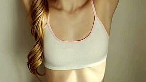 damn these sweet barefoot romanian lingerie models in panties are pure foot tease fire!