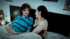 Skinny Tattooed Euro Chick Deepthroated Fucked And Creampied Before Best Friend