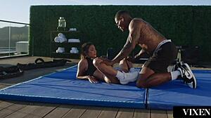 Gorgeous Gianna Dior Devours BBC Deepthroat Cowgirl Creampie Gym!