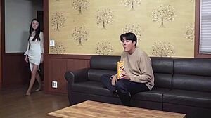 Ever seen a bosomy Korean mom riding cock bent over in hot scenes?