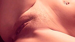 Angel Santana's shaved pussy hammered intensely up close hardcore