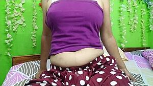 Horny Indian Bhabhi Gets Bent Over for Deep Doggystyle Chudai on Suhagraat