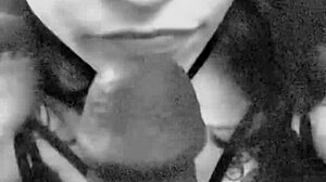 latina slurps huge bbc dildo deepthroat in closeup fetish suck