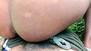 Brutal Outdoor Jungle Fuck Rips Indian Aunty's Big Tits in Pain!