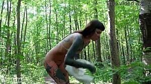 omg vibro panties buzzing while i suck off italian stranger deep in bushes part 2!