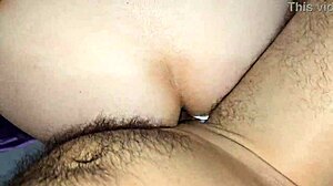 brazilian latina wife bent over for huge cock anal assfucking and gaping