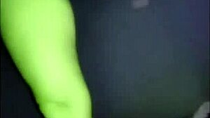 homemade she hulk cosplay milf's big green ass pussy and feet for halloween jerk off