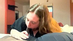 bbw step sister gives crazy sloppy toppy then bends over for bbc doggystyle pounding