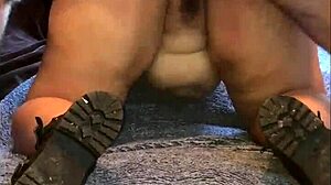 Nasty BBW Mother-in-Law Takes Doggystyle Pounding from Bent Over Position