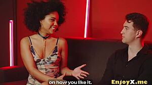 my brunette breakfast fantasy turns into rough kitchen pussy licking cowgirl cum ride