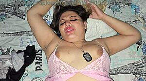 Blonde Latina FUCKED RAW Before Bed In Tight Pajamas!