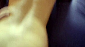 blonde housewife slut flashes her shaved pussy then gets fucked doggystyle after dirty talk and ripped clothes