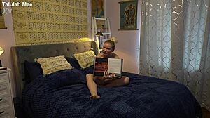 Housewife's Wet Lips Tease Hubby's Huge Load