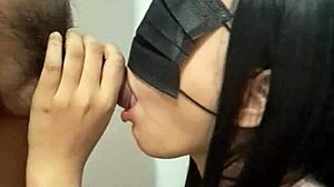 thai amateur girlfriend gulps homemade cumshot after blowjob handjob