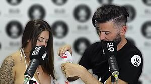 Sara Blonde's spicy Argentine ELO podcast room interview full uncut!