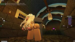 blonde whore bent over takes rough anal deepthroat doggy cumshot wet tits!! 🍑💦