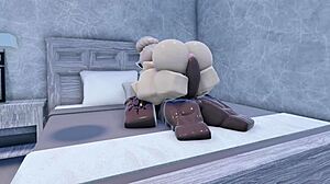 blondie grabs control riding that massive bbc bull deep