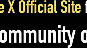 lily cade teases maxine x with nasty lesbian licks