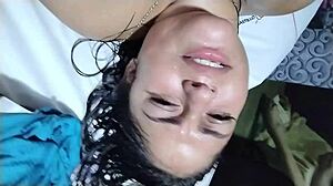 hey watch this slutty young wife cheat sucking cock on film