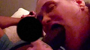 midget slut gags on monster black cock in sloppy gumjob
