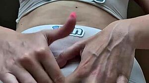 Russian femdom sits on face commanding tongue licks deep into wet cunt close-up dirty talk orgasm.