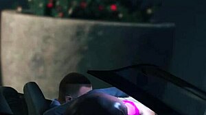 GTA 5: Caught banging hot prostitute hooker lady in car during wild sex game