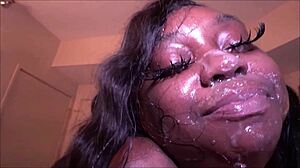 Dcb Snorts Spit Off Massive BBC Before Facial Blast and Creampie in Red Lingerie